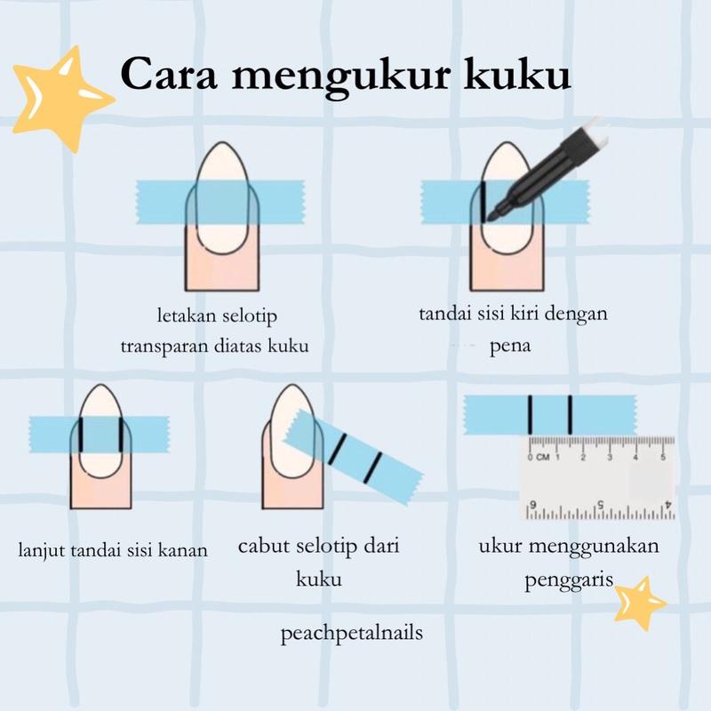 PRESS ON NAILS RED CHERRY | kuku palsu custom murah | press on nails custom 4