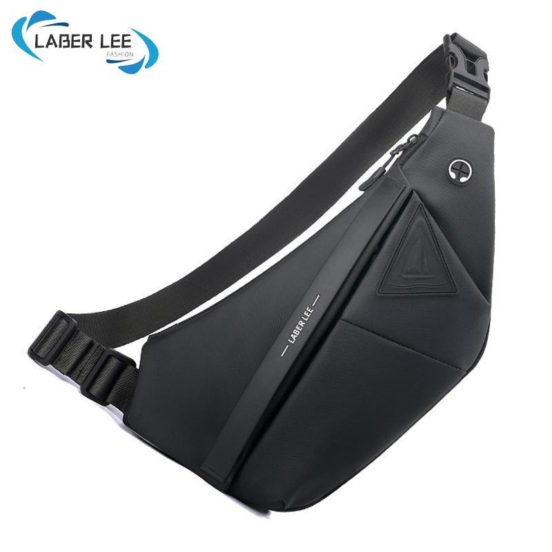 túi Messenger Nam, LABER LEE, Túi Đeo Chéo Ngực, Chống Thấm Nước, Hợp Xu hướng, Ngầu, Túi Đeo Vai