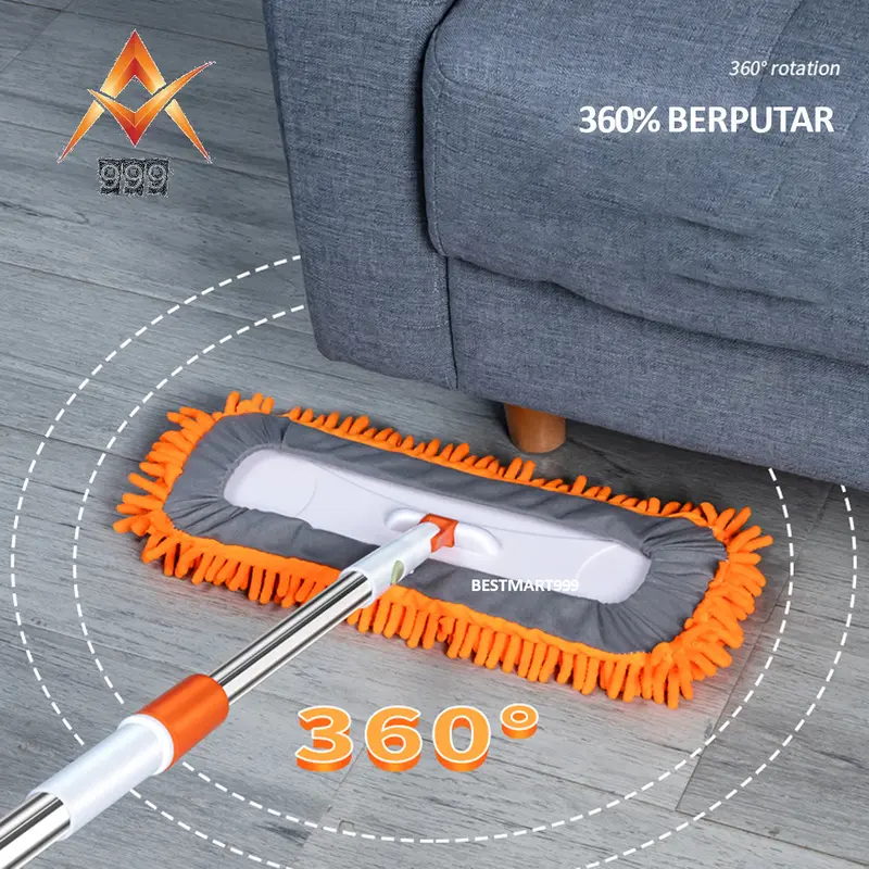 Alat Pembersih Rumah/Pel Lantai/Dinding Multi Fungsi (AG14)..Diameter Tinggi 130cm Stainless 1