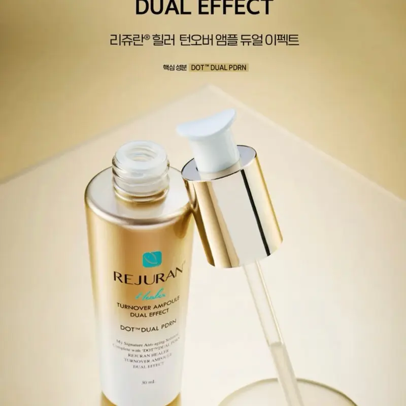 [ORI KOREA] Rejuran Healer Dual Effect Ampoule 30ml/Turnover Active Cream 50ml 4