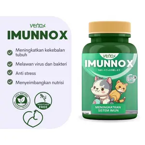 IMMUNOX 1 KAPSUL - VITAMIN IMUN KUCING ANTI VIRUS STRESS MENINGKATKAN SISTEM IMUNITAS CAT KITTEN ADULT IMMUNE
