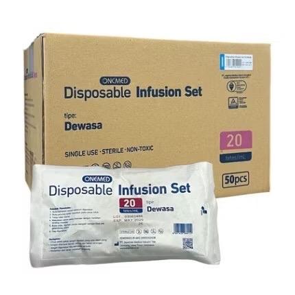 INFUSET DEWASA ONEMED/BOX ISI 50