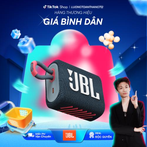 [JBL x Luongtoanthang] Loa bluetooth  Nghe Nhạc  JBL GO 3 - Hàng Chính Hãng