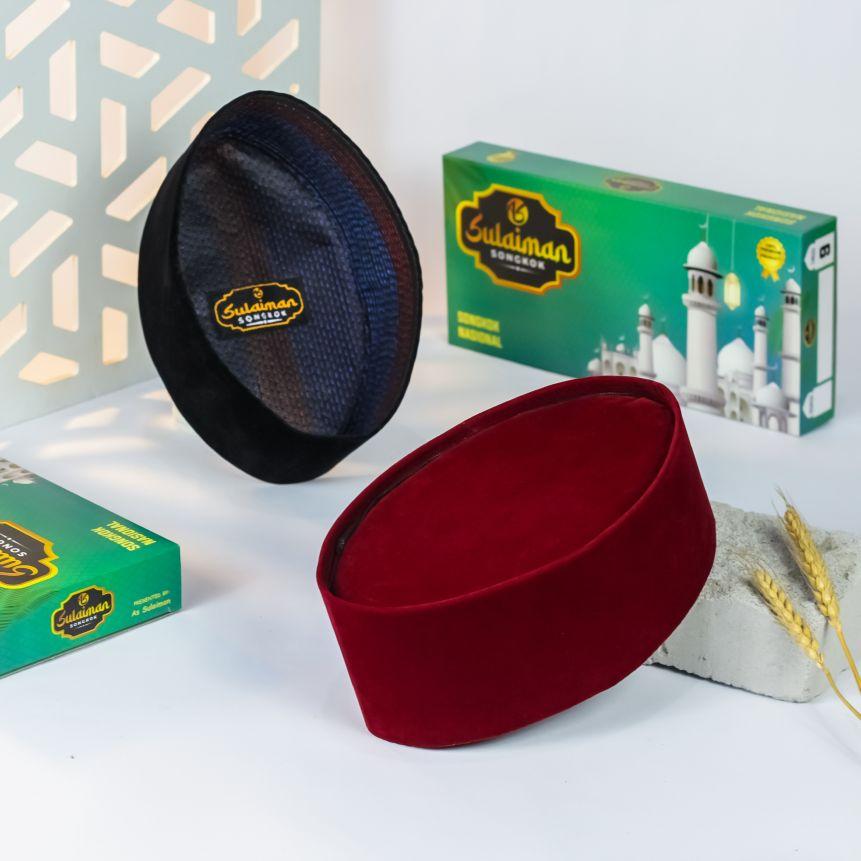 peci songkok merah marun betawi songkok pendek marun dewasa&anak pria kopyah  6.7.8.cm pendek merah marun muslim betawi Kopiah Nyaman Maroon Kain