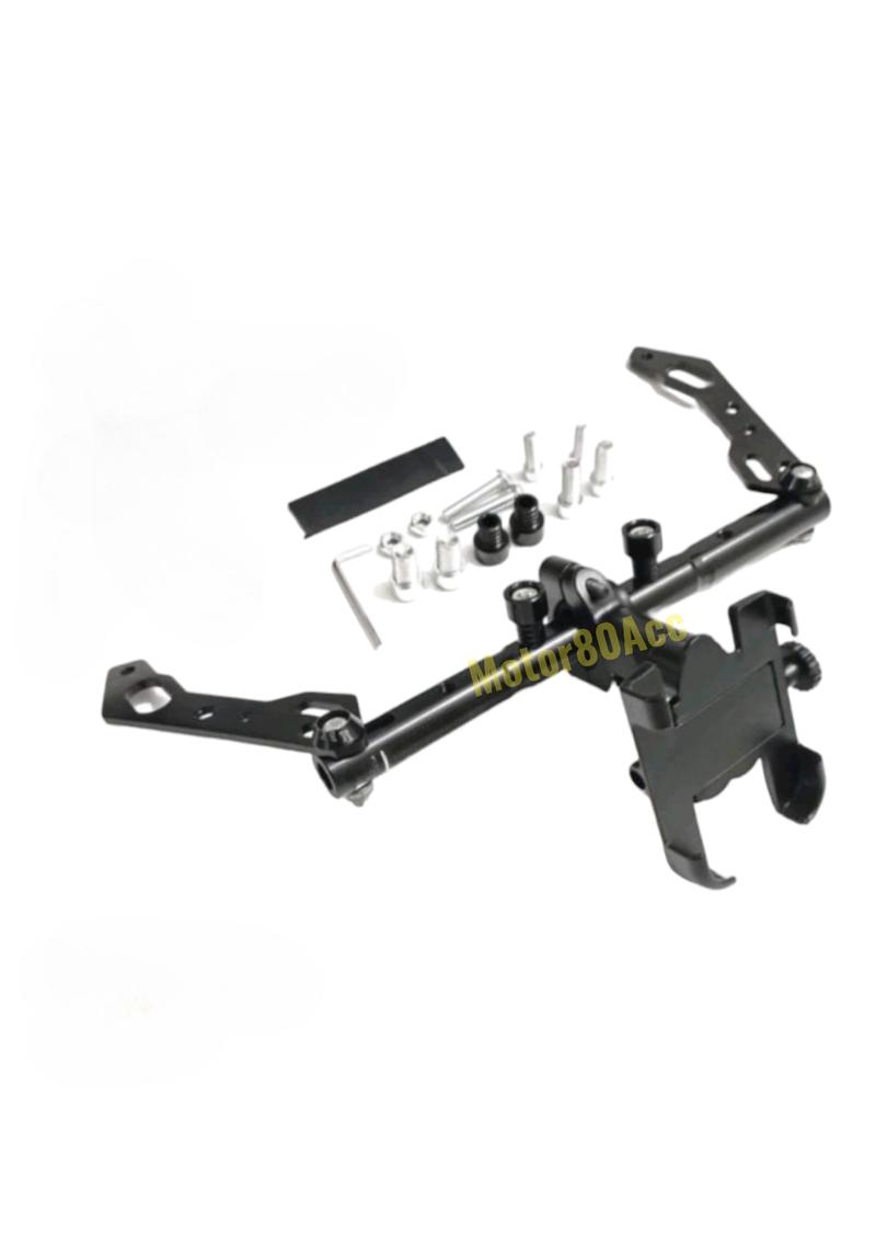 Product Introduction of Paket Stabilizer plus holder HP GPS full besi motor nmax xmax aerox lexi vario beat universal 3