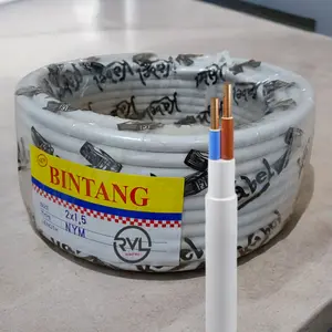 BINTANG Kabel Listrik NYM / Kawat 2 x 1.5 Panjang 15 Meter - Putih