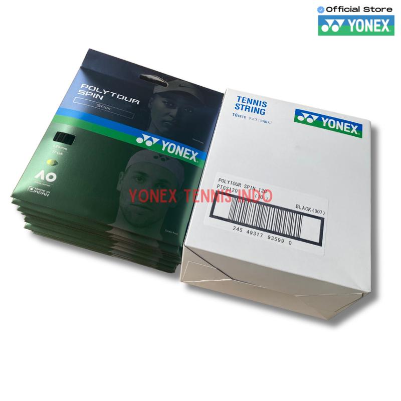 Yonex PTGS120 POLYTOUR SPIN 120 17 senar tenis - black 3