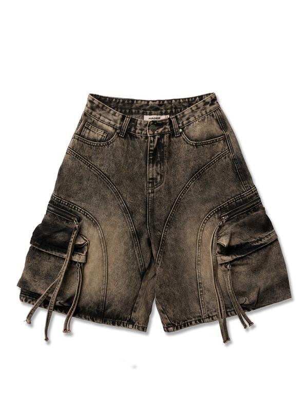  HADES Bermude Wash Jean Shorts - HADES Brand Chính Hãng - Quần jorts túi hộp unisex 