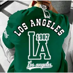 Kaos distro Los angeles  bigsize S M L XL 2XL 3XL 4XL 5XL 6XL  kaos korean style bahan cotton combed 24s adem nyaman di pakai kaos oversize unisex T-shirt kaos pria wanita dewasa oblong Sablon Katun Unik Atasan Keren