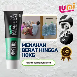 Lem Pengganti Paku Tembok Adhesive Glue Murah Lem Perekat Serbaguna ​Super Kuat Glue No More Nail Glue Multifungsi