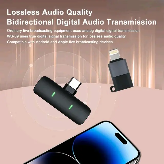 2024 New Live Streaming Wireless SoundCard with Neckband Earphone all-in-one more convenient for tiktok live streaming. Bisa Android Iphone. 3