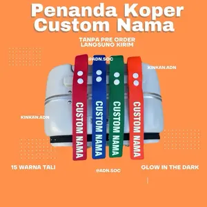 Penanda Koper Label Koper Custom Nama Umroh Nakk Haji Travelling
