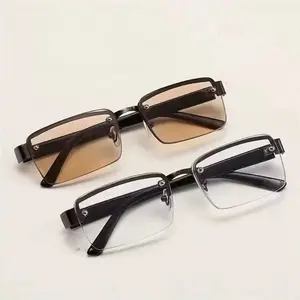 Kacamata presbiopia anti-cahaya biru fashion pria definisi tinggi opsional ultra-ringan kacamata wanita paruh baya dan lanjut usia nyaman dan nyaman Lens Lensa