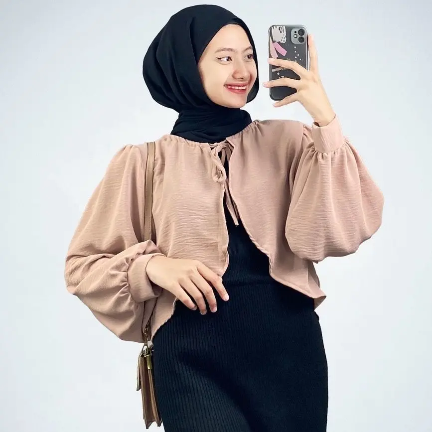 Molina Outer Atasan Wanita Cardigan Cringkel Airflow Kardigan