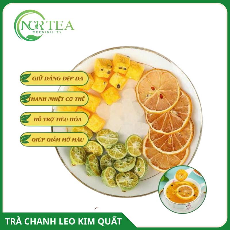   THƯỢNG HẠNG  30 Gói Trà Chanh Leo Kim Quất Nước Hoa Quả Triệu Lộ Tư Đẹp Da 