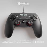 Gambar GAMEPAD REXUS GLADIUS GX1 - Hitam dari Techno Computer Bali Kota Denpasar 4 Tokopedia