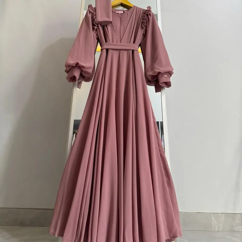 Anisha gamis lebaran set hijab by daily ukhti boutique 4