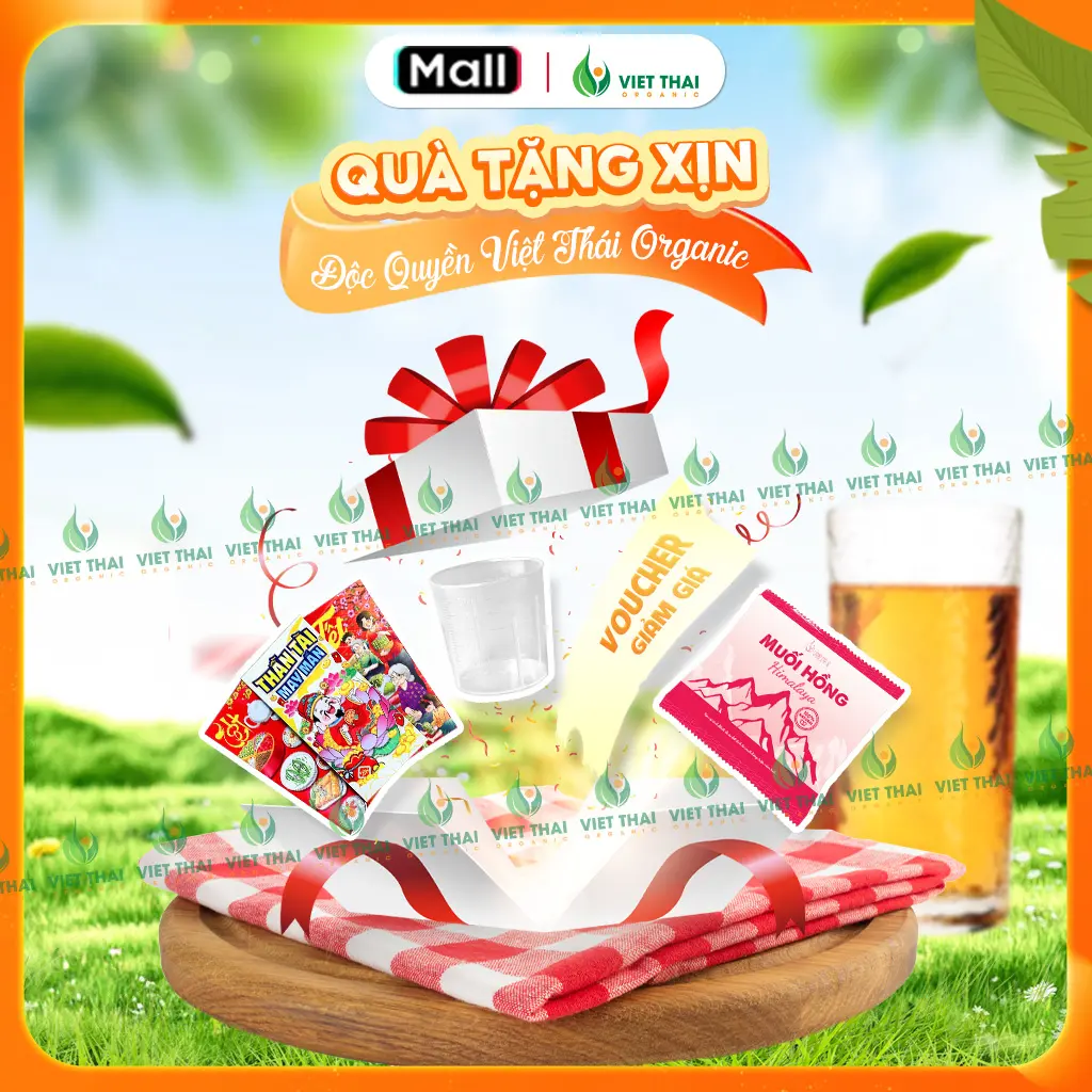 [HÀNG TẶNG KHÔNG BÁN] Quà Tặng Xịn - Deal Hot Mix Cùng Giấm Táo Siêu Ngon Chỉ Có Tại Việt Thái Organic