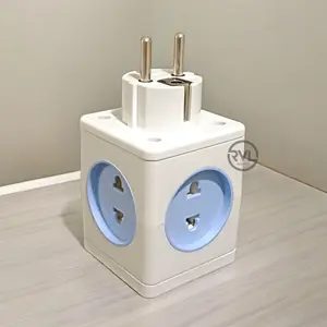 TOFUDA Steker T Datar Serbaguna 5 Cabang / Stop Kontak Tusuk 5 Cabang