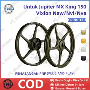 Velg Racing Rims Ring 17 Original Untuk Yamaha MX King 150 / VIXION NEW NVL NVA /R15 OLD V1 V2 | 160*17 | Ringan & Kuat, Garansi Resmi vel g  v ixion