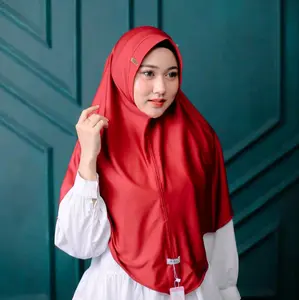 PAKET ISI 3 SIZE XL HIJAB INSTAN BERGO HAMIDAH MENUTUP DADA LEMBUT ADEM NYAMAN SYAR'I BY SAFEEA HIJAB