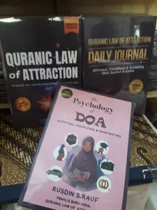 paket 3 buku quranic,daily journal dan psychology of doa