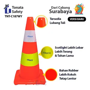Safety Traffic Cone / Kerucut Lalu Lintas Tonata 1.8 Kg 1,8 Kg