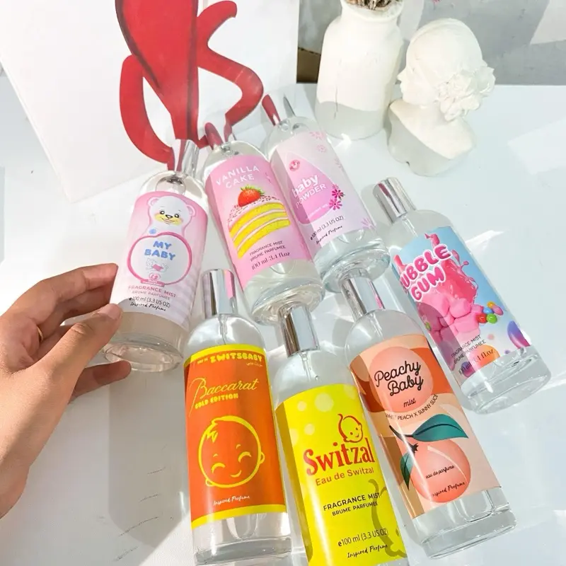 PARFUM BAJU ANAK KIDS BABY 100ML - PERFUME BODYMIST AROMA VANILLA BUAH BAYI 6