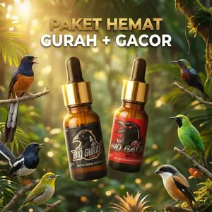 PAKET HEMAT - BIO GURAH & BIO GACOR | Solusi Tuntaskan Lendir & Bikin Burung Bongkar Isian