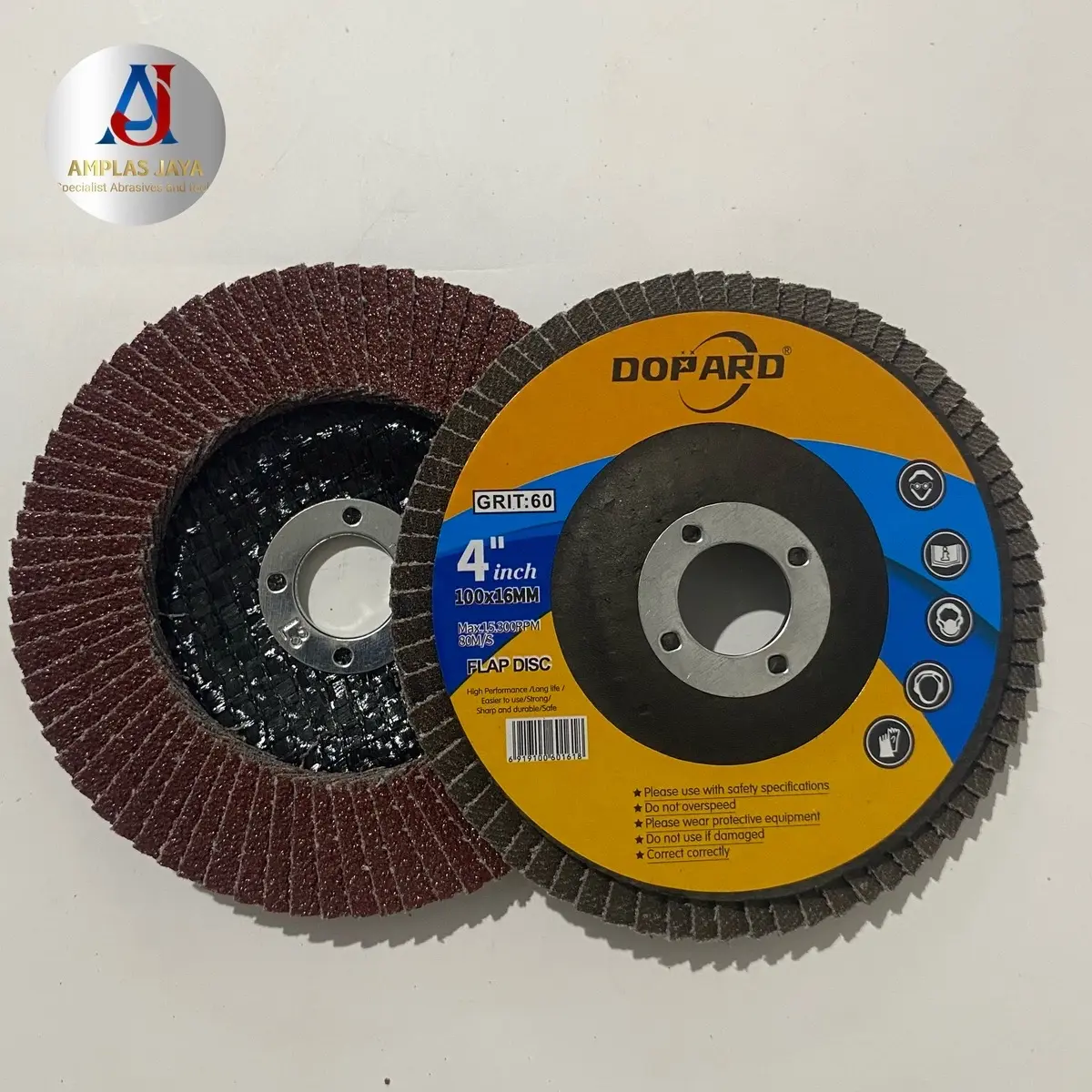 amplas susun 4 inch/flap disc/amplas gerinda Dopard