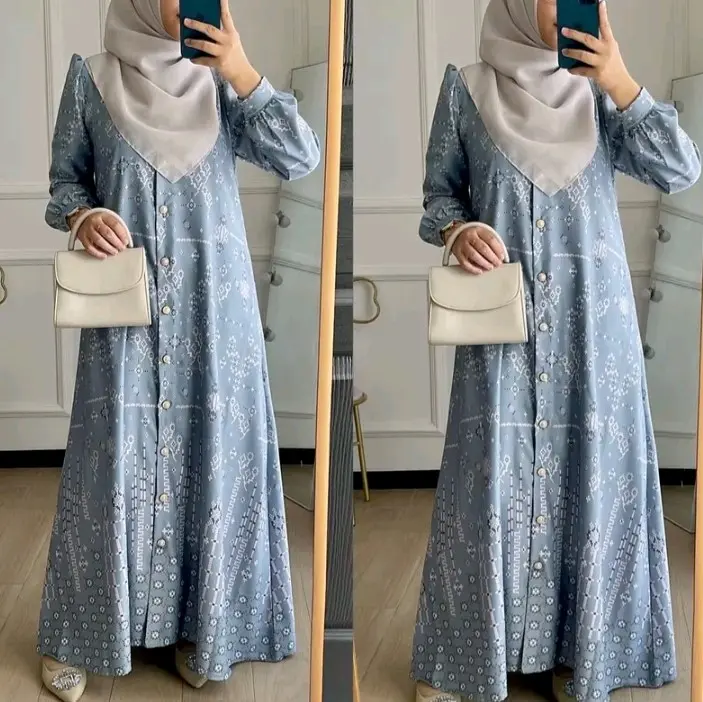 KHADIJAH DRESS , DRESS MOTIF BUSUI FRIENDLY 2