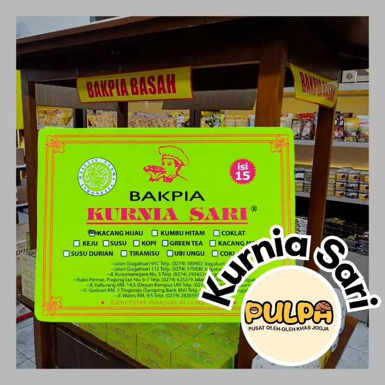 Bakpia Basah Kurnia Sari Dengan Aneka Rasa yang Lembut 0