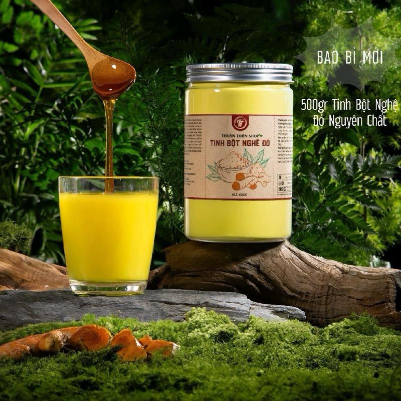  Tinh bột Nghệ Đỏ Thuận Thiên Shop 500g - Tinh bột uống 