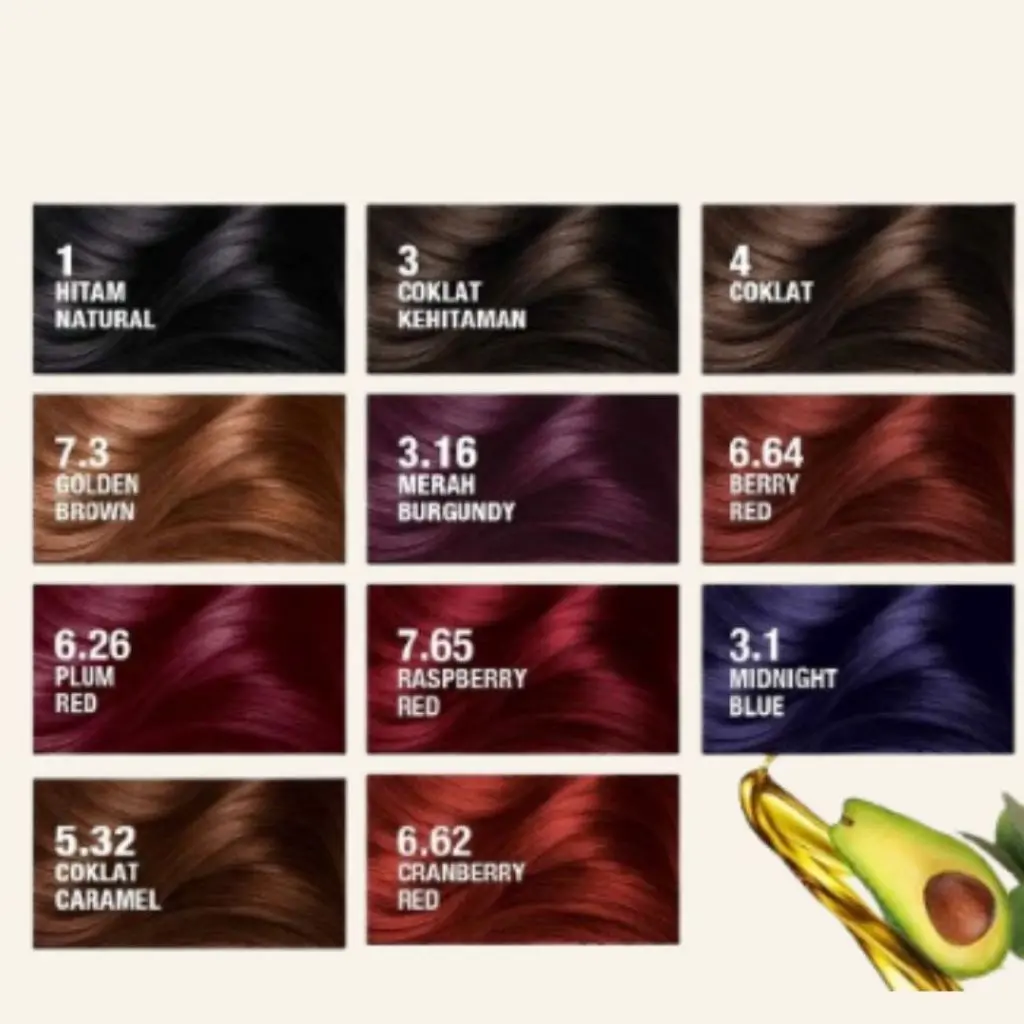 Hair Color Naturals Express Cream / Ultra Color / Krim Pewarna Rambut / Cat Rambut / Semir Rambut Sachet 20ml + 20gr