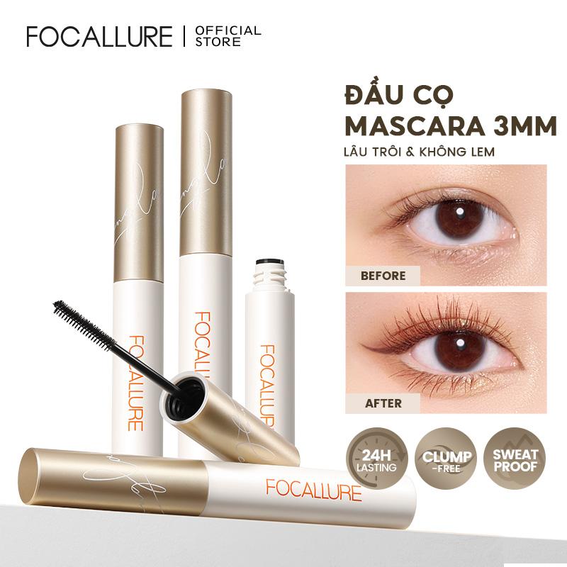FOCALLURE Mascara màu nâu 3 mm mascara dài