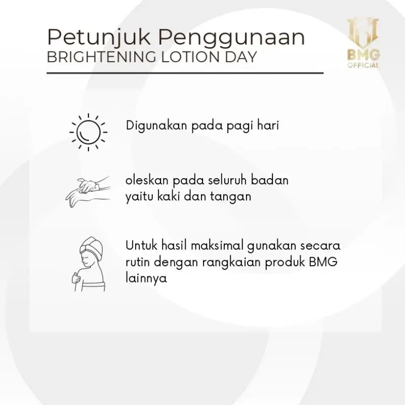 PAKET BUNDLING BMG (LOTION PAGI & LOTION MALAM) 5