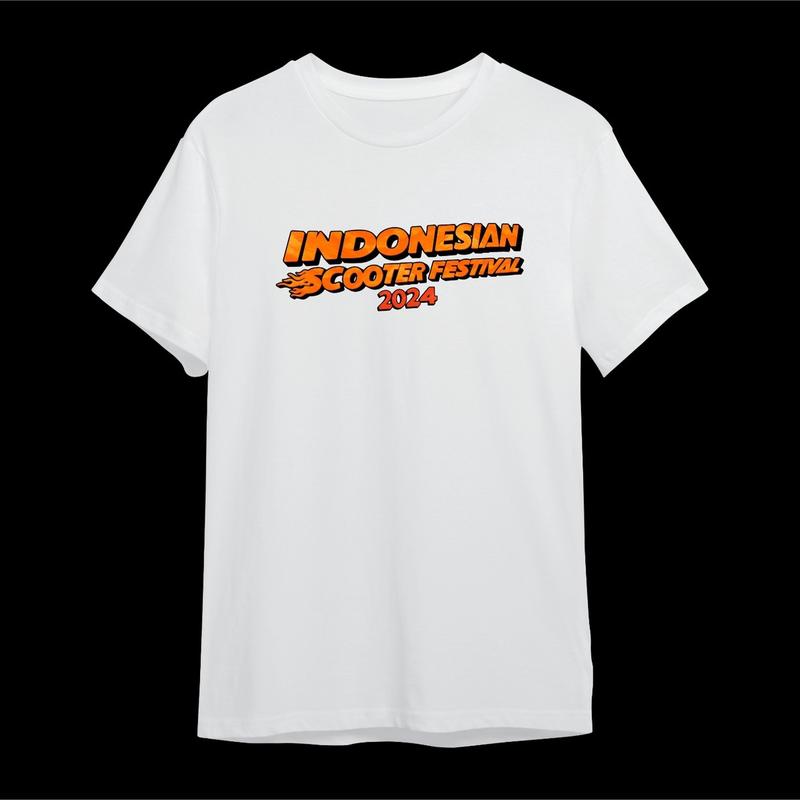 Kaos Jambore Nasional Jamnas 3 Vespa 2024 Lengam pendek Katun combad 5