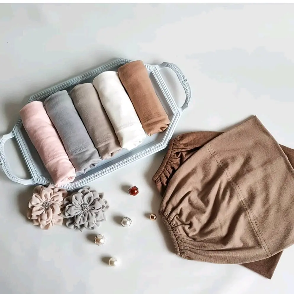 paket isi 3pcs Ciput basic / daleman hijab /inner hijab
