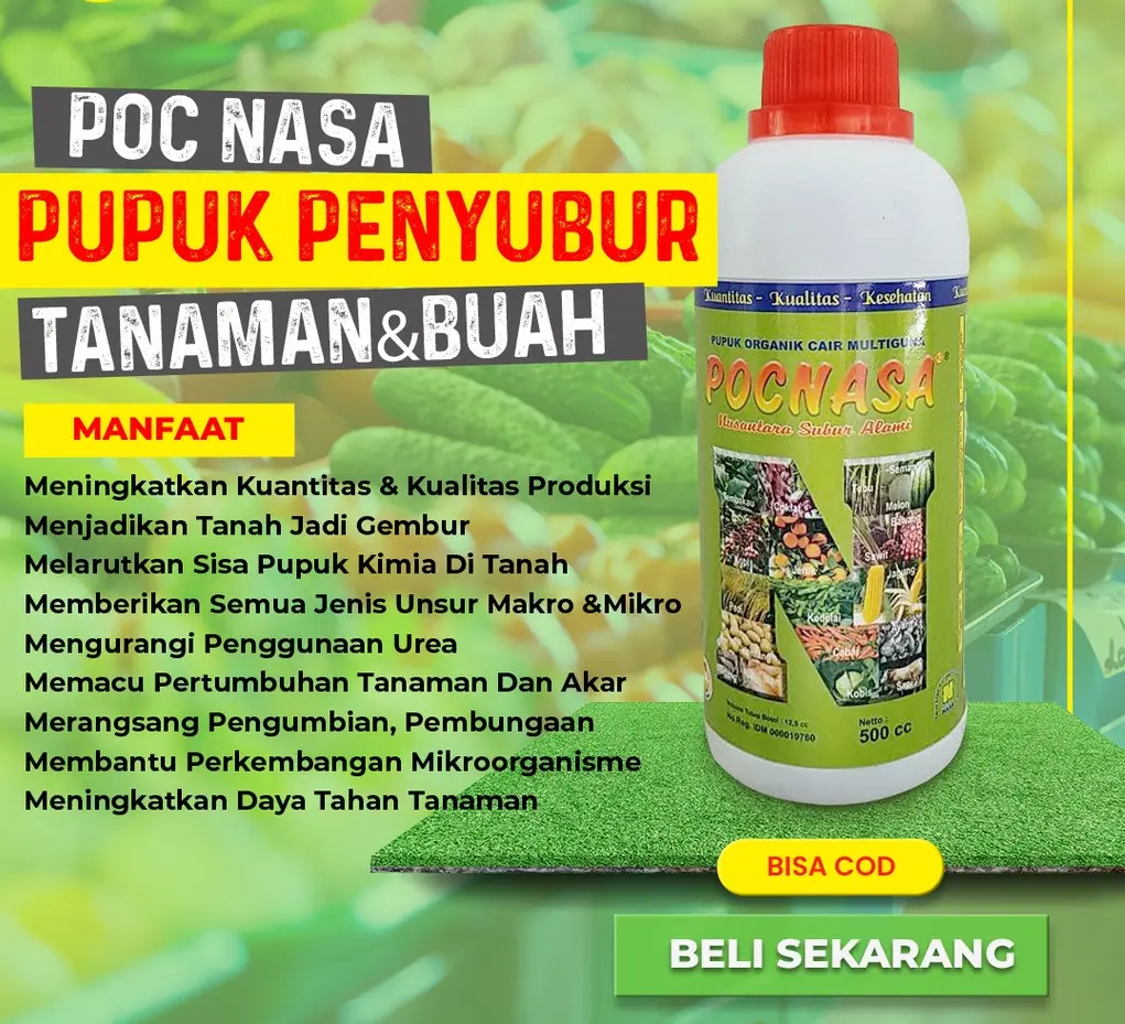 POC NASA PUPUK PENYUBUR TANAMAN DAN BUAH Alami Bunga