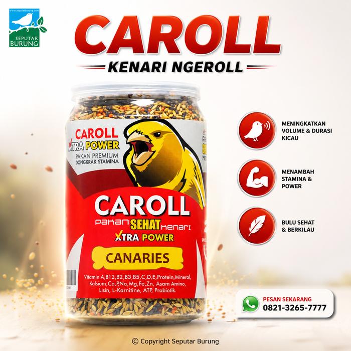 Gambar Makanan Burung CAROLL Kenari Gacor Naikkan Metabolisme Power Lomba dari Seputar Burung Indonesia Kab. Sukoharjo Tokopedia