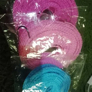 5M Tali Jemuran Pakaian Super Praktis Gantungan Baju 5 Meter Line + Hook JM