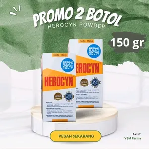 [2 BOTOL] Herocyn Powder 150 Gram