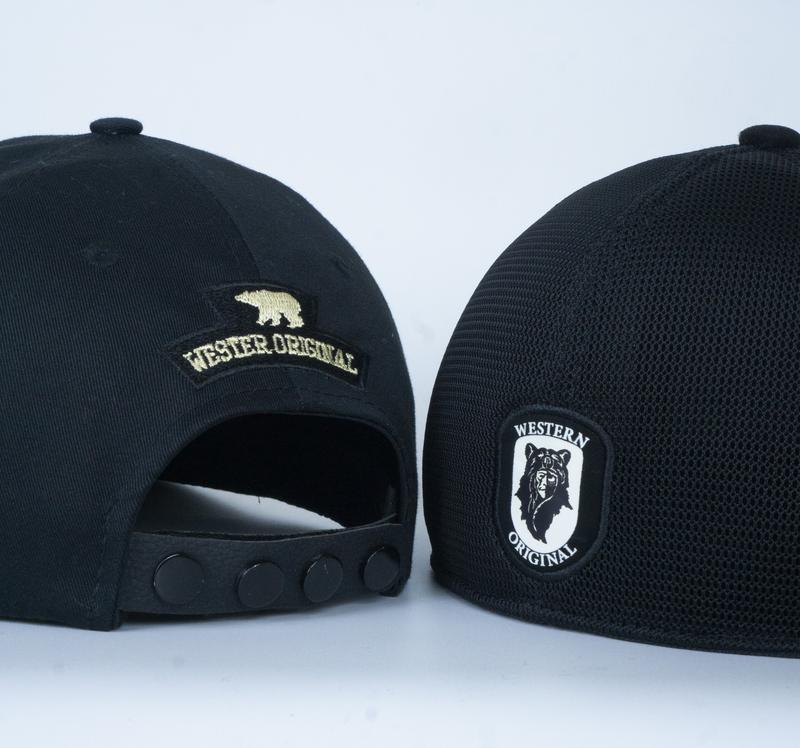 (BÍT ĐUÔI) (MUA 1 TẶNG 1 QUÀ ) mũ hiphop snapback bít đuôi logo thêu WESTERN  - CHANG.CAP Hat Nón Cotton 1