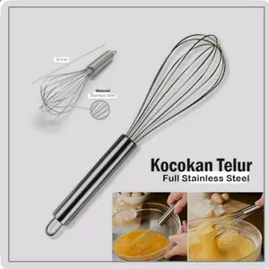 kocokan telur stenlis steel