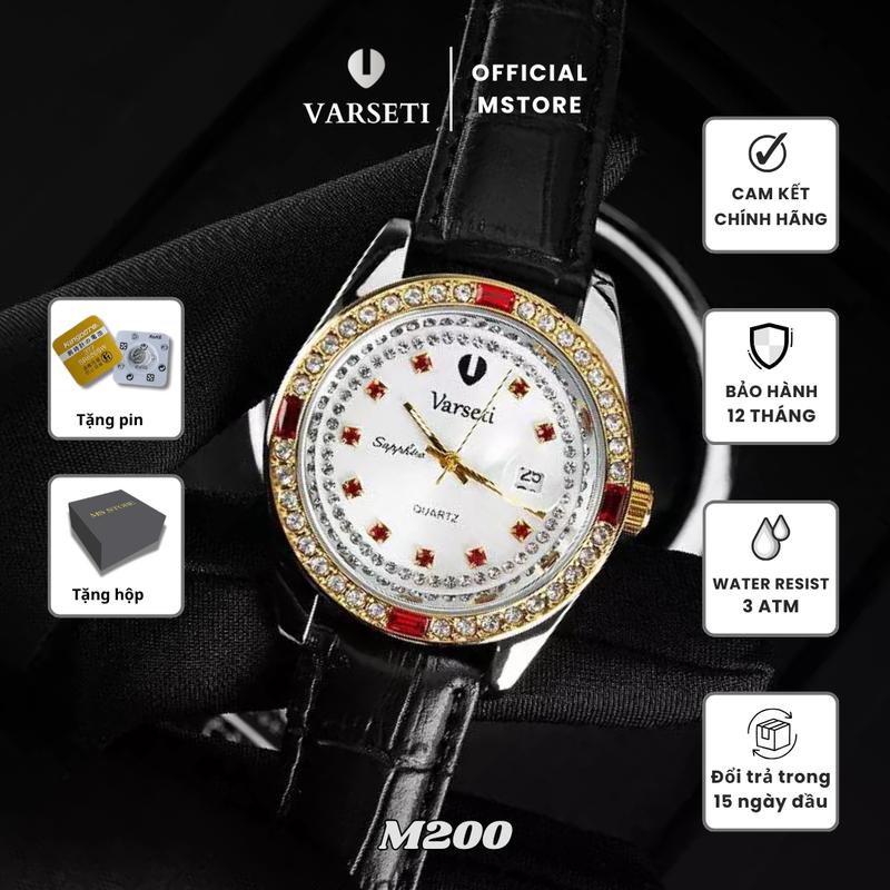   MS STORE x NGUYÊN NGỰA     Đồng hồ nam VERSATI thiết kế sang trọng chính hãng đễ phối đồ  bảo hành 12 tháng - M200 