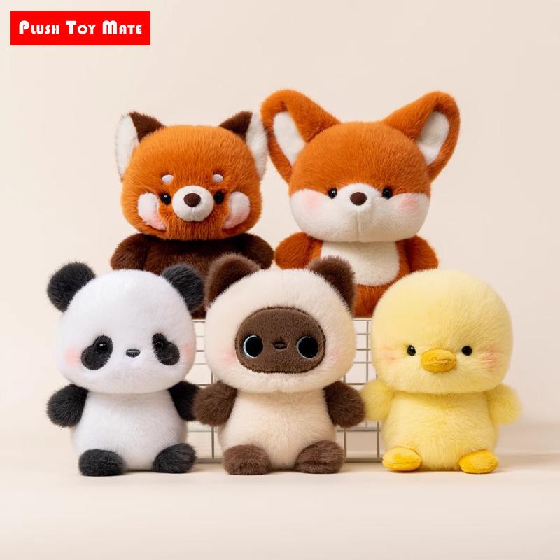  Gấu bông thỏ cáo gà voi gấu trúc thú nhỏ 16cm dễ thương Quà sinh nhật đồ chơi mềm cho bé 