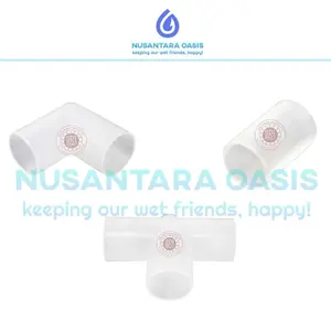 SAMBUNGAN KNEE KENI PIPA AQUARIUM BENTUK L T I SOK PIPA