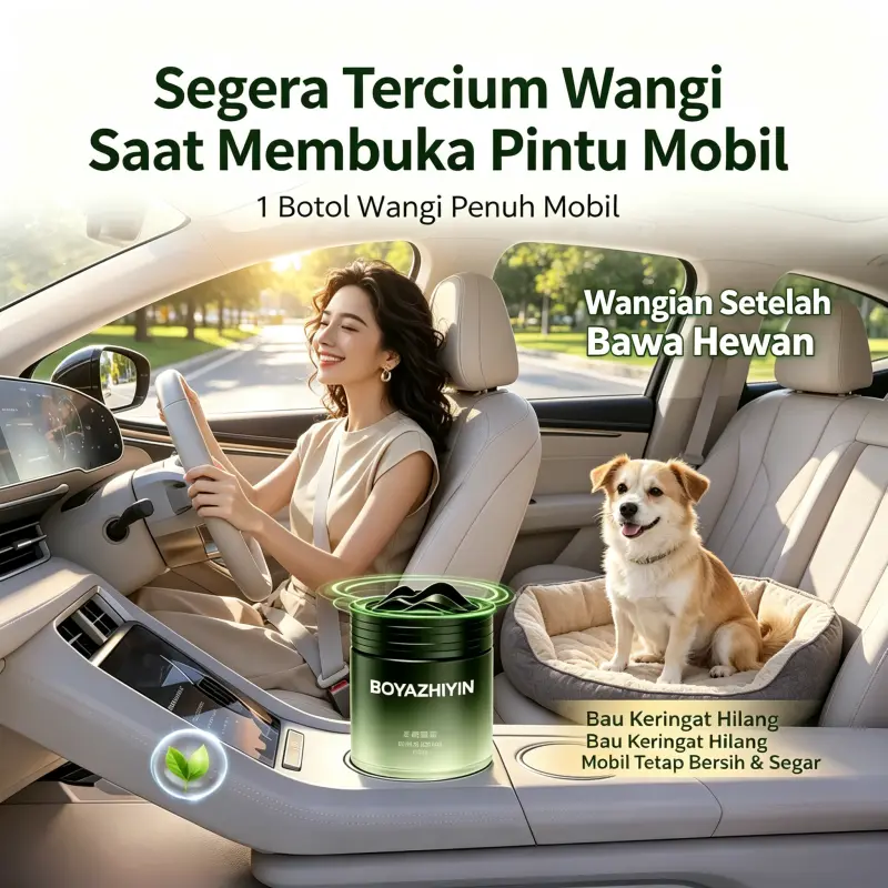 Pewangi Mobil Gel Multiguna 100G Tanpa Zat Kimia Berbahaya Penyerap Bau Hewan Peliharaan Ikan Asin Gorengan Wangi Mirip Wewangian Premium Tren 2026 Cocok Orang Sering Berwisata Bersama Anak Balita Bisa Dipakai Di Mobil Kamar Mandi Gudang Penyimpanan