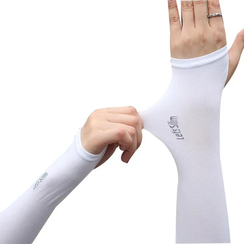 Ngón Tay Cái Tiếp Xúc, Quần Áo Thể Thao Làm Mát Mùa Hè, Che Cánh Tay Chạy Bộ, Chống Nắng, Tay Áo Thể Thao Ngoài Trời