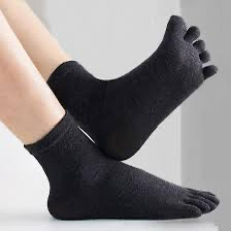 Tất 5 Ngón Cotton Nhiều Màu –Cổ ngắn Thoáng Khí, Chống Hôi Chân, Unisex